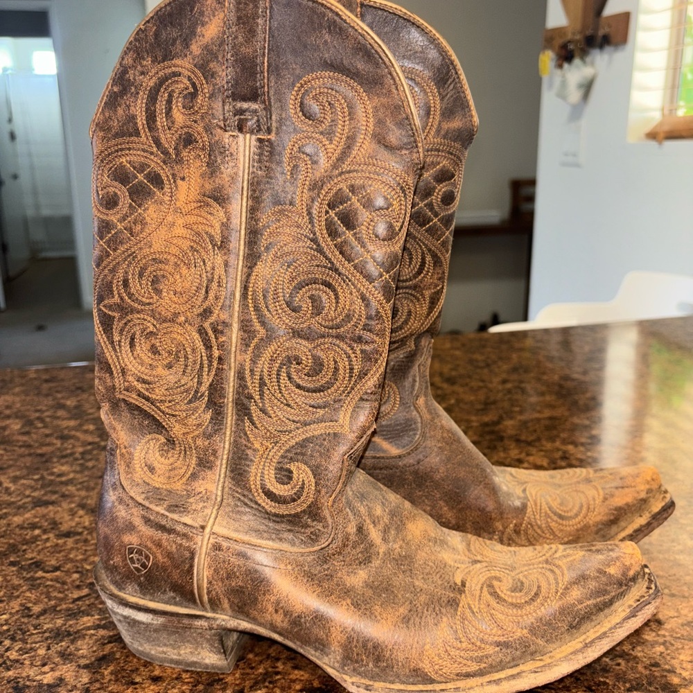 Ariat Brown Heeled Boots